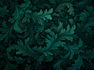 Dark rich turquoise abstract background