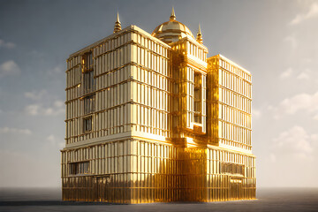 Gold building