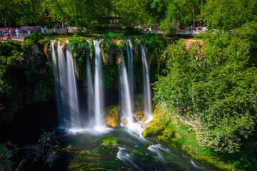 Obraz premium Waterfall Duden at Antalya Turkey. Duden Selalesi