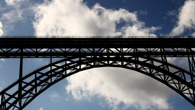 the famous Muengstener bridge in germany video