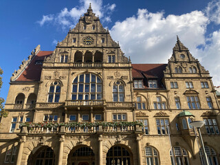 Fototapeta na wymiar Altes Rathaus von Bielefeld, NRW, Deutschland