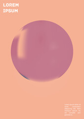 Vector Gradient Colorful Cover. Holographic Abstract Background Poster Design Template.