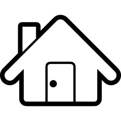 Home homepage icon symbol vector image. Illustration of the house real estate graphic property design image