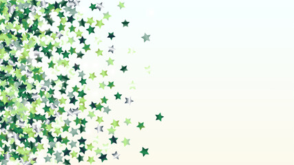 Fototapeta premium Realistic Background with Confetti of Stars Glitter Particles. Sparkle Lights Texture. Celebration pattern. Light Spots. Explosion of Confetti. Glitter Vector Illustration. Design for Poster.