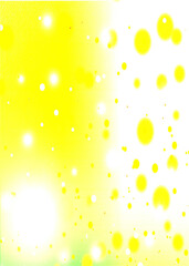 Obraz na płótnie Canvas Yellow bokeh vertical background with copy space for text or image, Usable for banner, poster, Ad, events, party, sale, celebrations, and various design works