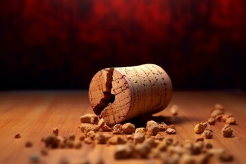 A cork is popping out. Generative AI