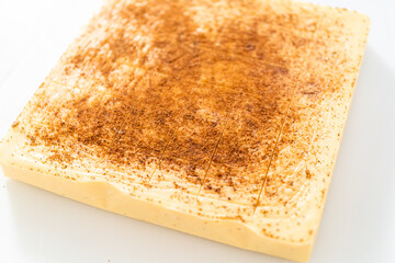 Christmas Eggnog fudge