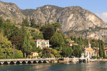 Seeufer in Cadenabbia am Comer See