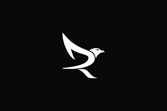 R letter eagle logo, eagle logo, R letter logo