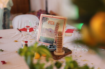 Décoration,  mariage, baptême, hôtellerie, événement, pise, tour,