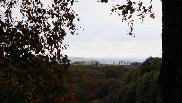 the german bergisches land countryscape video