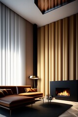 Bauhaus-inspired living room showcasing sleek design and minimalist aesthetic with functional yet elegant furniture.