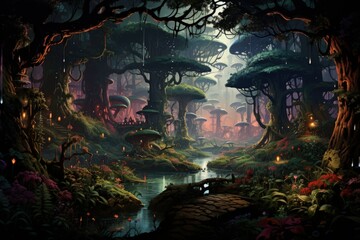Enchanted forests with sentient talking trees - Generative AI
