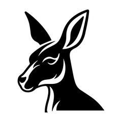 A vector image of a kangaroo's head can serve as a distinctive emblem for branding, apparel designs, accessories, educational materials, web and app graphics, tourism promotions, artwork, interior dec