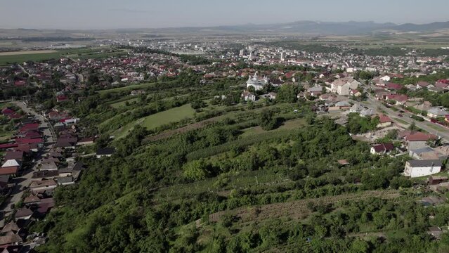Turda city in Transylvania, Romania.