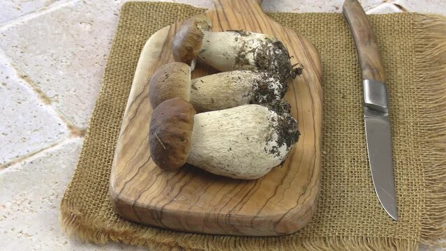 plusieurs c&egrave;pes de Bordeaux frais, en gros plan, sur une table