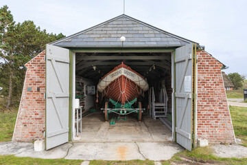 Historic rescue station at Sønderho, Fanø, Denmark