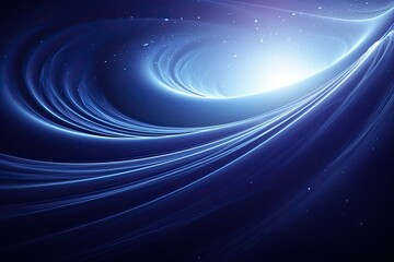 Space background with glowing whirlwinds