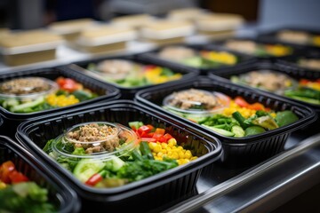 Lunch Boxes Filled With Readytogo Meals