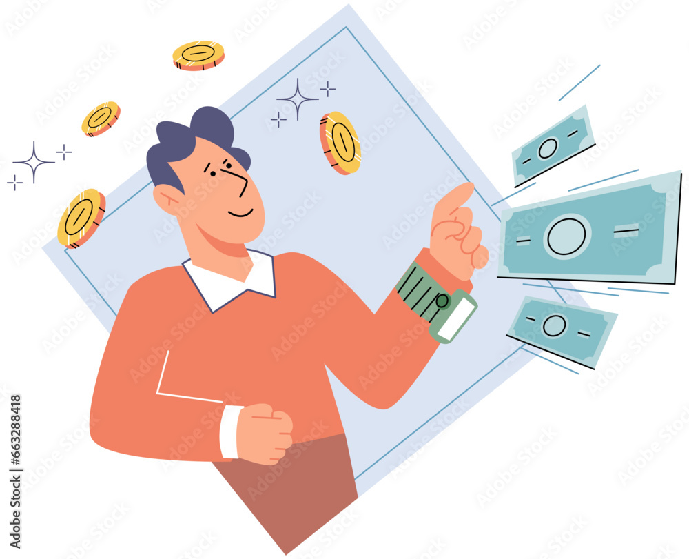 Poster mobile payment via credit card concept. secure application for online payment transaction with smart
