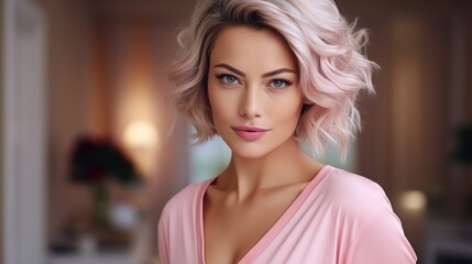 Fototapeta premium Beautiful, healthy and smooth skin woman face. smooth and healthy face for skincare cosmetics advertising or beauty product.