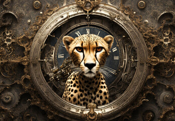 watch and leopard,
Luxury Watch and Leopard,
Watch with Graceful Leopard