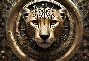 watch and leopard,
Luxury Watch and Leopard,
Watch with Graceful Leopard