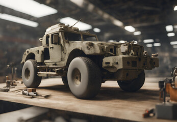 Military Vehicle in Action, 
Armored Warfare Machine, 
Army Tank on the Move, 
Combat Ready Military Transport, 
Tactical Vehicle on Duty