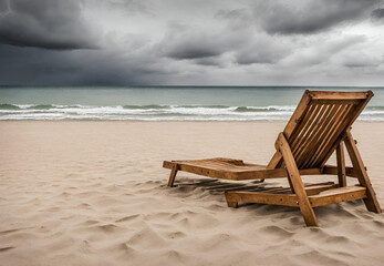 Coastal Comfort and Serenity, 
Tropical Beach Relaxation, 
Oceanfront Lounge Chairs