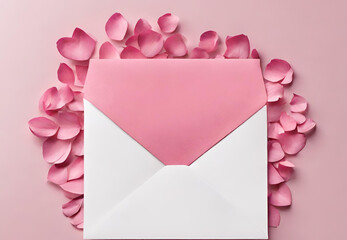 valentine card with heart, valentine card with rose