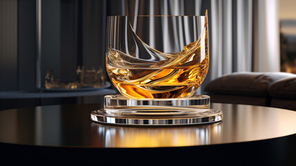 Whisky glass bar