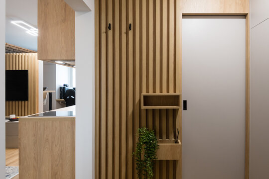 Hallway of small urban apartment