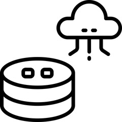database line icon. vector icon for your website, mobile, presentation, and logo design.