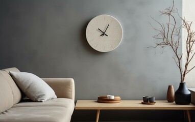 Ceramic Wall Clock Minimalist Living