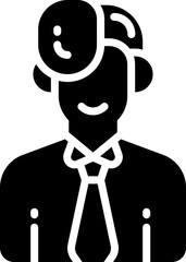 manager glyph icon. vector icon for your website, mobile, presentation, and logo design.