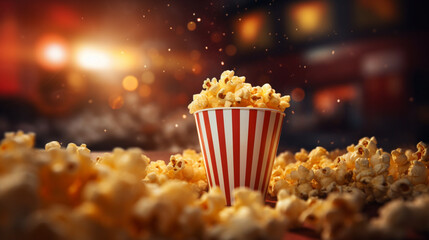 Popcorn at the movies. Generative AI