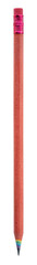 Red Colored Pencil Made by Recycled Paper. Environmentally friendly stationary supplies