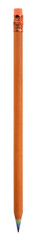 Orange Colored Pencil Made by Recycled Paper. Environmentally friendly stationary supplies
