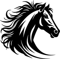 Fototapeta premium Horse - Minimalist and Flat Logo - Vector illustration