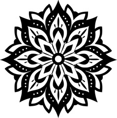 Mandala - High Quality Vector Logo - Vector illustration ideal for T-shirt graphic