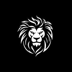 Fototapeta premium Lion - Minimalist and Flat Logo - Vector illustration