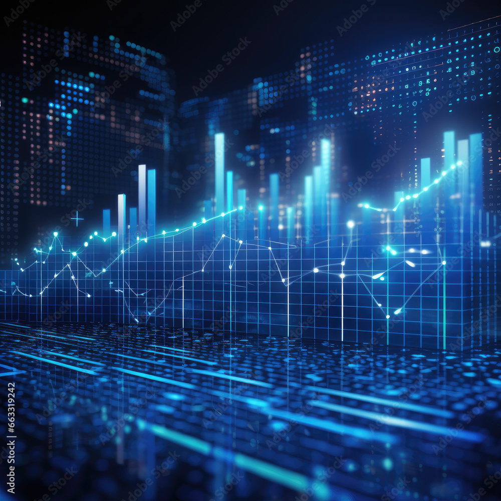 Aufkleber business data analysis and analytics of customers insights with charts.