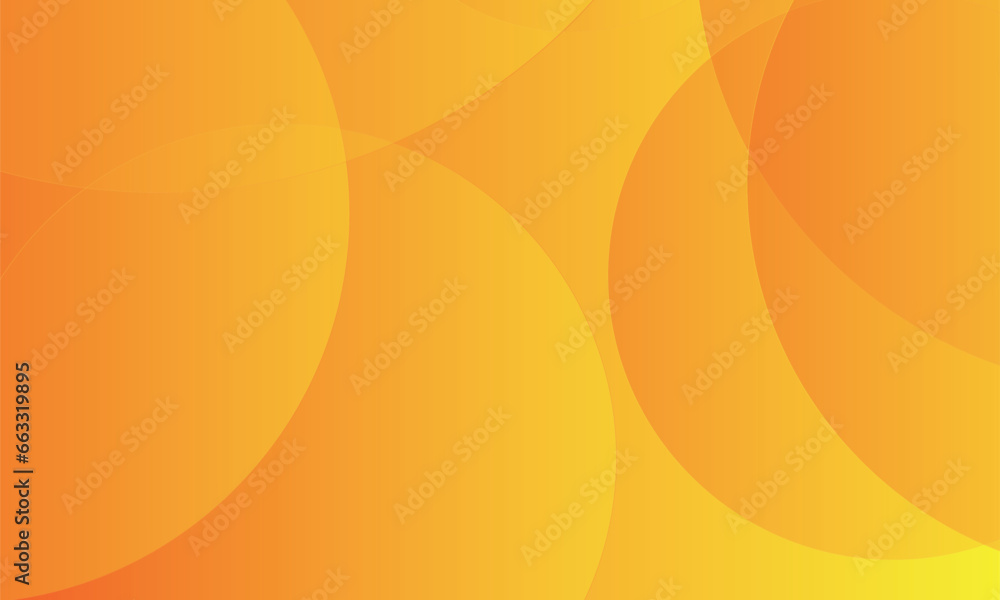 Poster minimal geometric background. orange element with gradient fluid. dynamic shape composition. round. 