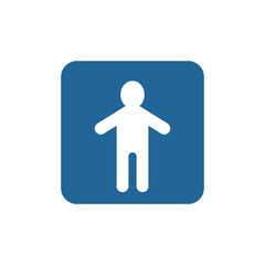 🚹 - Men's restroom