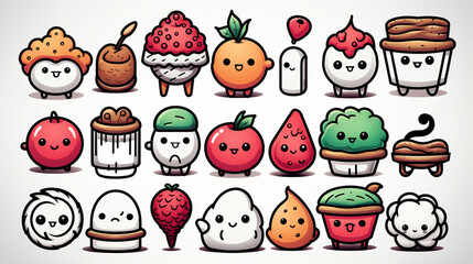 Vector illustration of Doodle cute for kid