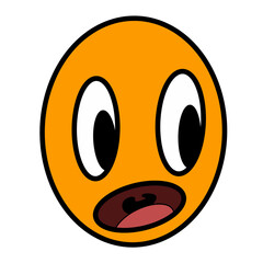 Cartoon faces with emotions v.8 (Mustache)