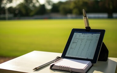 Scorers Scorebook Video Analysts Cricket