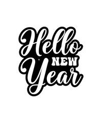Happy New Year 2024 SVG Digital Stickers Bundle for small business, Happy new year SVG Bundle, New year 2024 PNG Pack for shirts & Mugs, Little Mister 2024 Happy New Year Svg Design Happy New Year 202