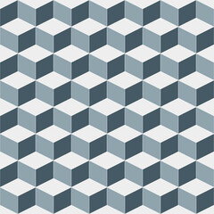 Grey and black cube. cube pattern. cube pattern background. cube background. Seamless pattern. for backdrop, decoration, Gift wrapping