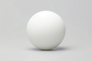 Fototapeta premium A white ball isolated